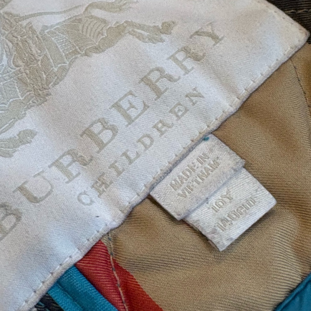 Burberry Teal Quilted Puffer Jacket - Picture 4 of 5